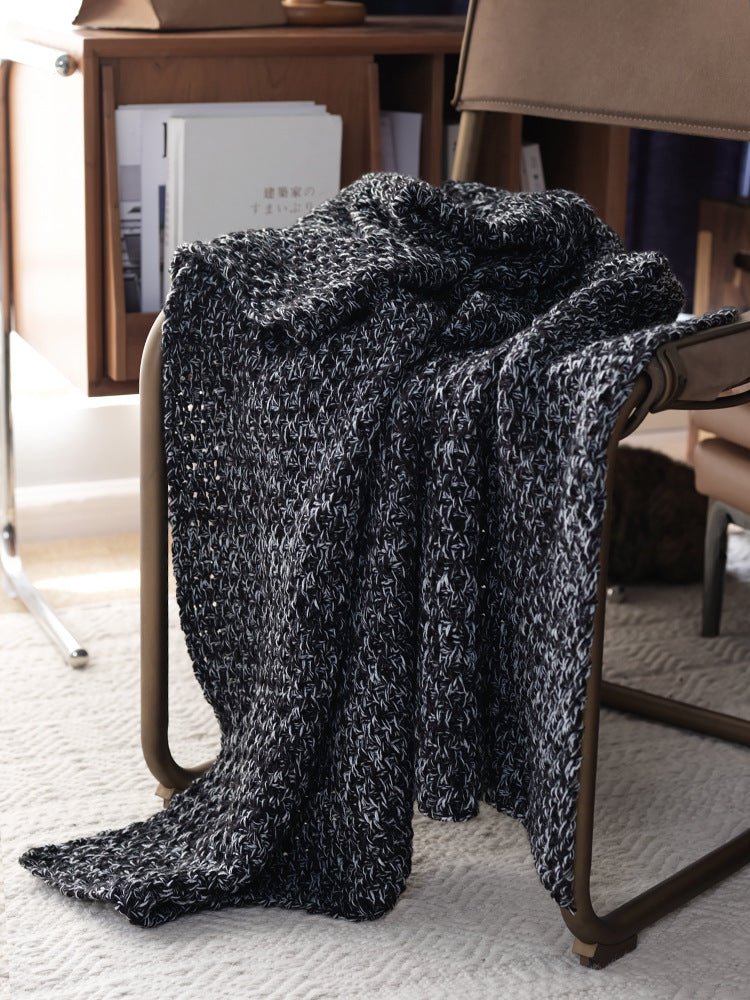 Chunky Knitted Blanket Throw