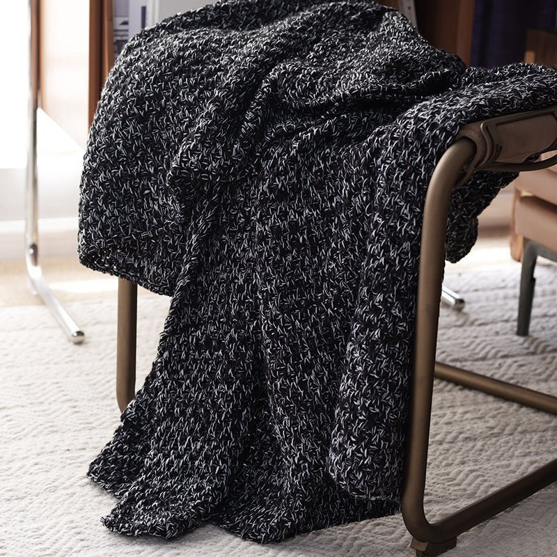 Chunky Knitted Blanket Throw