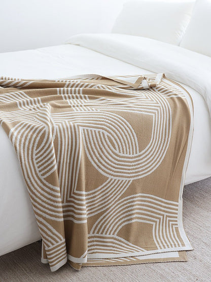 Nordic Geometric Blanket