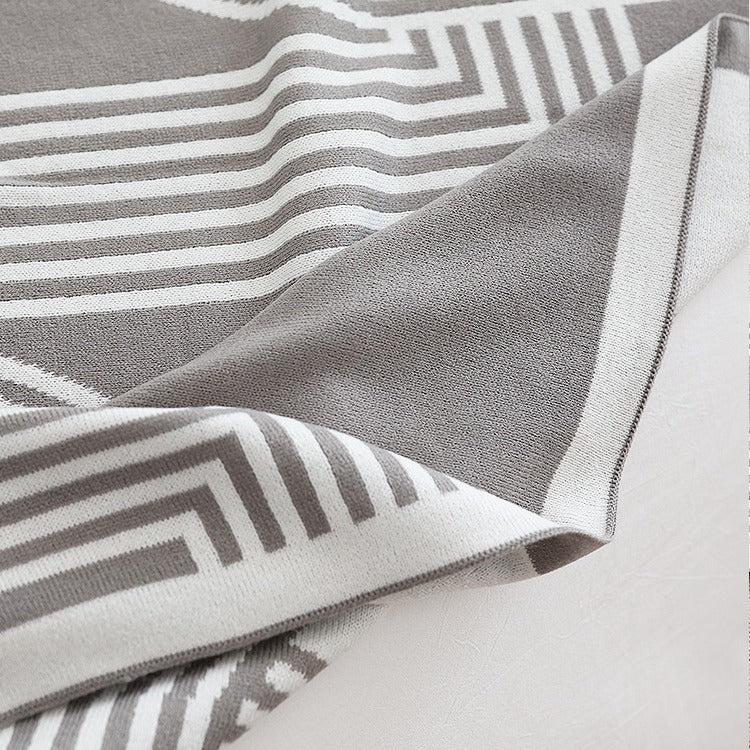 Nordic Geometric Blanket