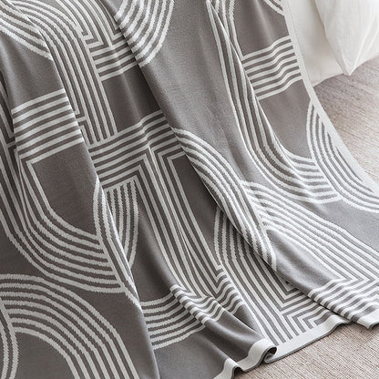 Nordic Geometric Blanket