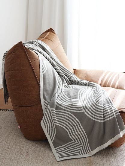 Nordic Geometric Blanket