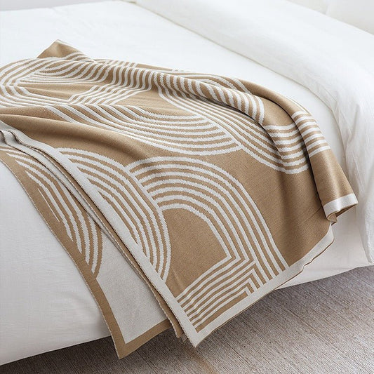 Nordic Geometric Blanket