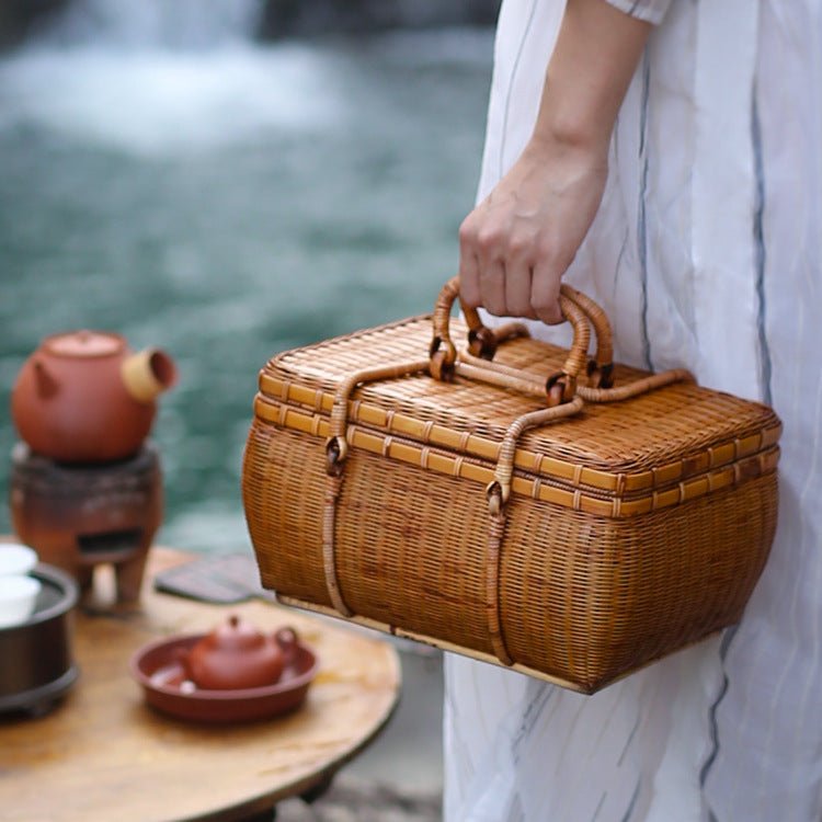 Oriental Aesthetics Picnic BasketPicnic BasketPicnic Basket