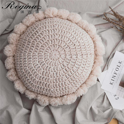 Round Pom Pom CushionCushionsCushions