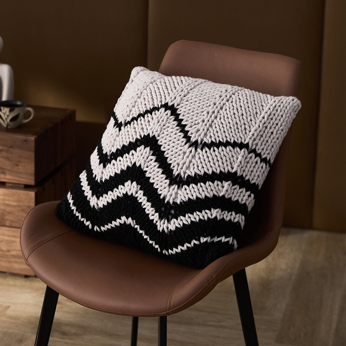 Wave Knitted CushionCushionsCushions