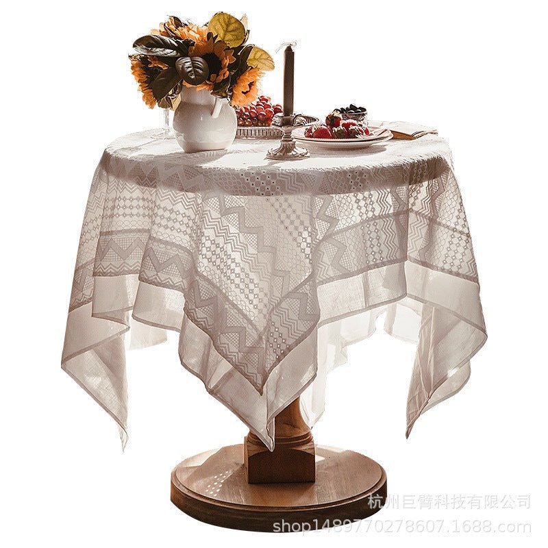 White French Table Cover